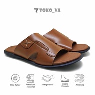 No. 48 47 46 45 44 - Men's Genuine Cowhide Sandals, Jumbo Size / Casual Sandals for Men, Big Size Sl