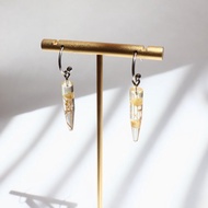 乾燥花 滿天星冰晶耳環 乾燥花耳環 永生花 手作飾品 手作耳環