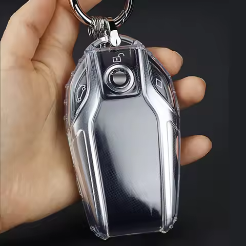 Transparent Soft TPU Remote Car Key Cover Case For Bmw X5 G05 g30 X3 G01 G31 X4 G02 G32 I8 X7 M5X F2