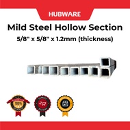 5/8" x 5/8" x 1.2mm Mild Steel Hollow Section Besi Hollow
