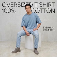 ROO Oversized Faded Effect T-Shirt 100% Cotton Men/Women