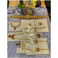 Bharatanatyam jewellery Set with a Glass Box #Kids Set 1