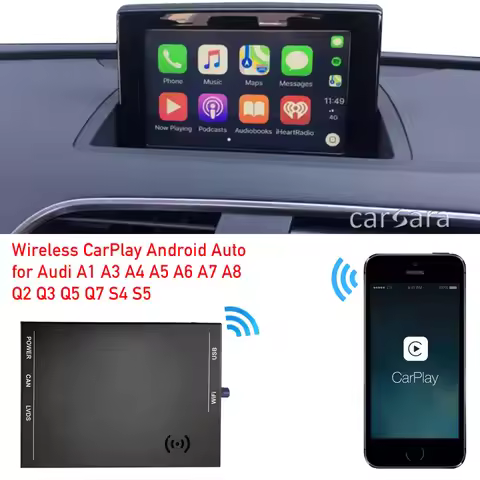 Q3 radio monitor retrofit wireless carplay OS activation box android auto upgrade tool RS Q3 head un