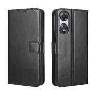 For OPPO A78 5G Case Wallet PU Leather Back Cover Casing OPPO A78 5G Phone Case Flip