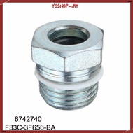 【YOSHOP】POWER STEERING PUMP UNION NUT + SEAL 6742740 F33C-3F656-BA FOR Ford FOR Transit