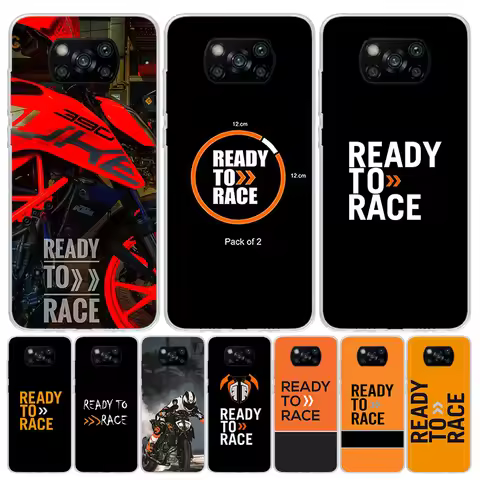 Ready To Race Case Phone Cover for Xiaomi Redmi Note 10 9 9S 8 8T 7 5 Pro Mi 12T 11T 10T 9T 12 11 Li