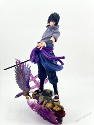 Naruto Anime Doll Box - Sasuke Model Figure สำหรับของขวัญคอลเลกชัน