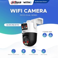 [SIRIM] (FREE 1 Year Cloud Storage) Dahua DH-P5D-5F-PV Picoo Dual 5+5MP Outdoor Wifi Dual Lens PT Ca