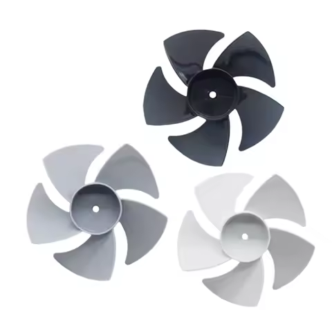 7-inch Five Leaves Plastic Fan Blade For Midea GAF20CA/FGA20VB/FGA20VB Air Circulation Cooling Fan T