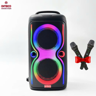 Loa Partybox 8312 Ontekco- kèm 2 micro không dây nghe nhạc trẻ vinahouse edm siêu hay đèn led năng đ