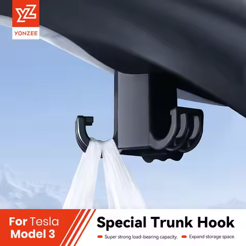 YZ For Tesla Model 3 Highland Car 2017-2024 Car Hook Accessories - Swivel Hook, Easy Installation, H