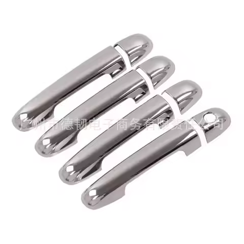 Chrome Silver Exterior Door Handle Cover Trim for 2009-2013 Kia Forte Kia Cerato