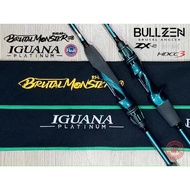 BULLZEN BRUTAL MONSTER IGUANA PLATINUM HDCC3 JIGGING ROD (SPINNING/ BAITCASTING)