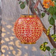 [tenlzsp0bc] Solar Lantern Outdoor Chinese Lantern Decorative Chinese New Year Decoration for