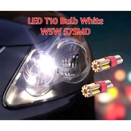 LED T10 White Mentol Lampu Kecil Putih Sepasang 2pcs x W5W T10 57SMD LED Light Bead Car Interior Light Bulb Alza Myvi