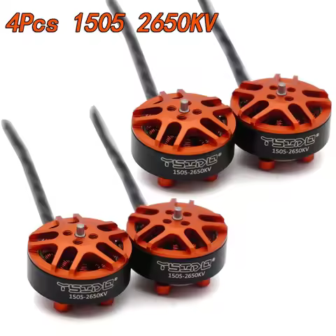 4Pcs1Pcs YSIDO 1505 Motor sin escobillas 2650KV 3750KV 3-6S Lipo 1,5mm eje 9N12P para RC FPV Racing 
