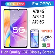 Original OPPO A78 4G A78 5G A79 5G LCD Display Touch Screen Replacement