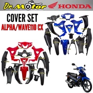HONDA WAVE110 ALPHA WAVE 110 CX WAVE110CX COVERSET COVER SET BODY CAVER KAVER BODY SET COMPLETE BLUE