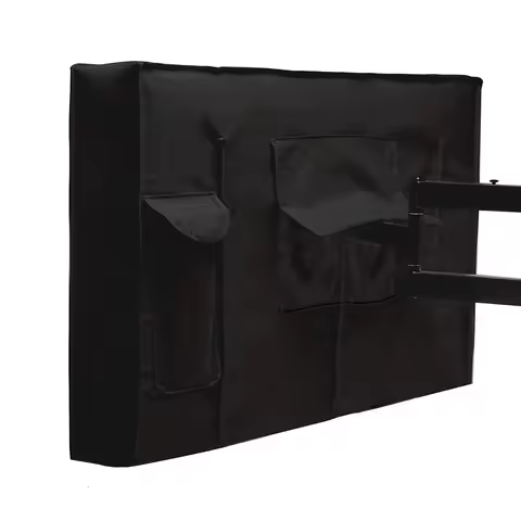 Outdoor TV Cover 22 To 75 Inches Waterproof Weatherproof Dust-proof Fits For Outside Flat Screen TV 