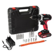 MANSOON 2 Baterai Mesin Bor Tangan Cordless Drill Battery Drill Cordless Electric Drill Bor Mesin El