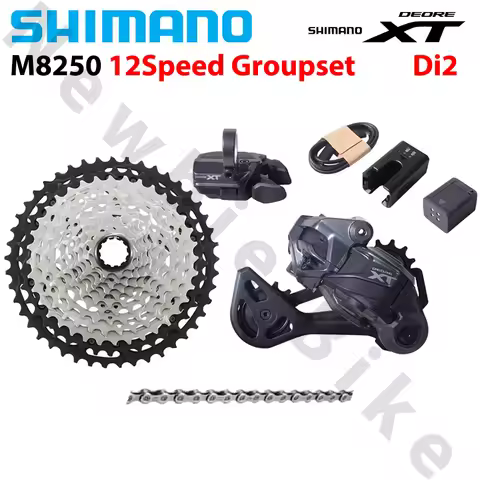 SHIMANO Deore XT Di2 M8250 12S Groupset for MTB Mountain Bike SW RD-M8250 SGS CS-M8200 10-51T Wirele