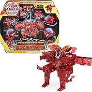 BAKUGAN Geoforge Dragonoid Collectible Figure with 6 Geogan and 1 Exclusive Metal Dragonoid Bakugan