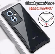 [ส่งจากไทย] Case Oppo Reno 11F 5G เคสหลังใส เคสกันกระแทก ขอบนิ่มหลังแข็ง PC+TPU เคส OPPO Reno11F