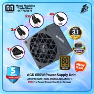 1ST PLAYER ACK Bronze 650W 750W 850W Non Modular ATX 3.1 Gaming PSU - 5 Years Warranty