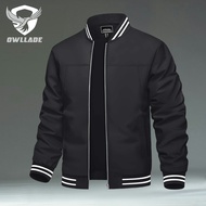 EAGLADE Bomber Casual Jacket for Men 0607 in Black Waterproof
