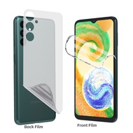 Front / Back Hydrogel Film for Samsung Galaxy Note 20 Ultra 10 Plus 9 8 S8 S9 Plus S9+ S8+ A8 A7 2018 Screen Protector Anti-Fingerprint Fingerprint Unlock