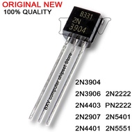 50PCS 2N3904 2N3906 2N4403 2N2907 2N4401 2N2222 PN2222 2N5401 2N5551 TO-92 TO92 Transistor New