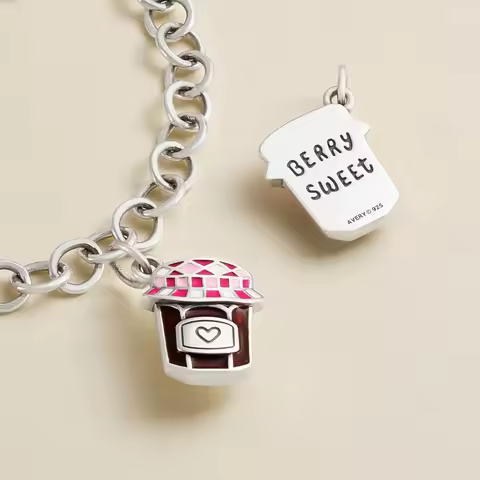 925 sterling silver James Avery Enamel Berry Sweet Charm