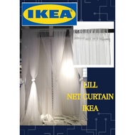 IKEA MURAH 250cm/8ft X 280cm/9ft LILL NET CURTAINS PAIR/2 HELAI LANGSIR NET IKEA ORIGINAL BARU