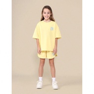 Bộ đồ phối đồ mùa hè Good Vibes Club Bộ trang phục hai mảnh thường ngày Cổ tròn mềm mại Thoải mái kh