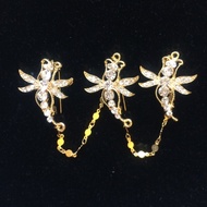 Peranakan Nyonya Kebaya Accessories Kerosang/Kerongsang Brooch Vintage Style: Dragonfly