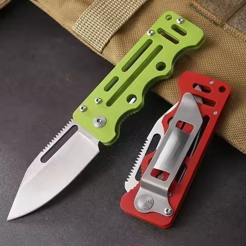 Wilderness Adventure Climbing Knife EDC Mini 8Cr13Mov Steel Outdoor Pocket Knife Camping Jackknife B