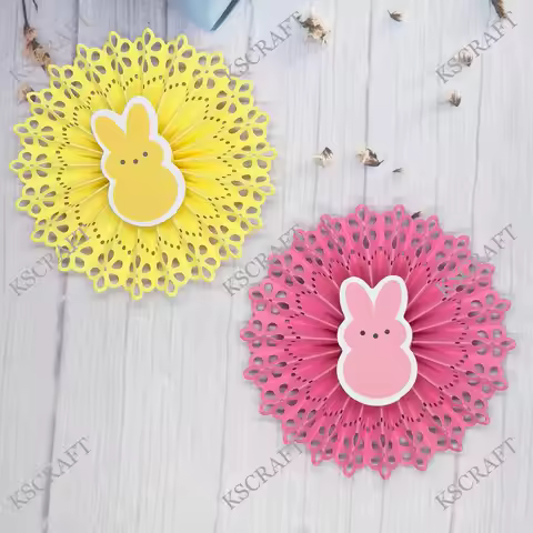 KSCRAFT Flower Rosette Cutting Dies Stencils for DIY Scrapbooking Decorative Embossing DIY Paper Car