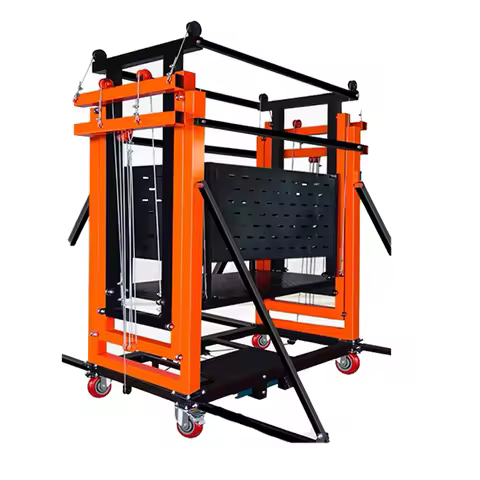 4M Electric Scaffolding Heavy-duty Foldable Construction Site Indoor and Outdoor Decoration Remote C