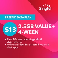 Singtel Data Package - 4-Week 2.5GB Data Plan