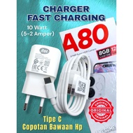 ITEL A80 Fast Charging 10 Watt Charger Original 5V-2 A, Type C/