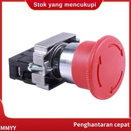 22mm NC Red Mushroom Emergency Stop Push Button Switch 600V 10A ZB2-BE102C XB2-BS542X1