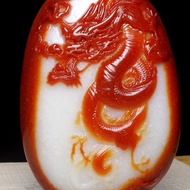 High-End Exquisite Xinjiang Agate Guanyin Red Qin Leather Guanyin Pendant, Handle Pendant, Ornaments