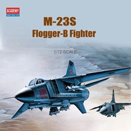 ACADEMY 12445 1/72 Scale Airplane M-23S For Flogger-B Fighter Model Building Kits Plastic Toys For A