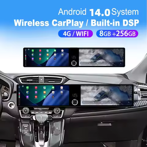 12.3" Dual Qualcomm Carplay Android Car Multimedia Automotive For Honda CR-V CRV 2017~2021 GPS Navig