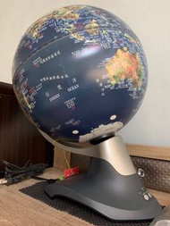12吋衛星原貌自轉立體地球儀