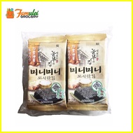 Kimnori Sambuja Korean Mini DoSiRak Gim Roasted Laver Seaweed 2gx10