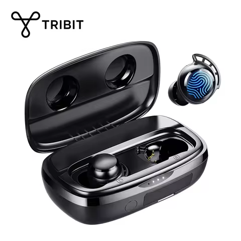 Tribit FlyBuds 3 TWS Bluetooth Earphones IPX8 Waterproof Wireless Headphones with Touch Control Buil