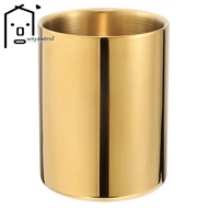 Pencil Cup Holder Desk Organizer Gold Pen Pot Pen Holder Container Desktop Stationery Organizer Table Vases Flower Pot