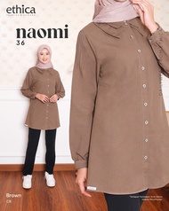 ETHICA NAOMI 36 ARMY BROWN GOLD || Atasan Tunik Katun Ethica (COD)