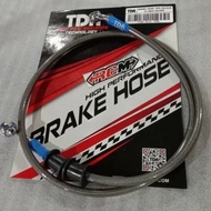 BRAKE HOSE BRAKE HOSE 37IN 37 IN 37INCH 37 INCH 95CM 95 CM TITANIUM SILVER CARBON VARIO BEAT LEXI AE